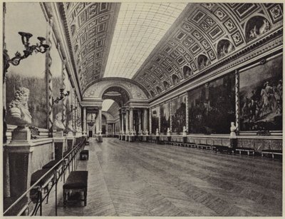 The Gallery of Battles at Versailles (s/hv-bilde) av French Photographer