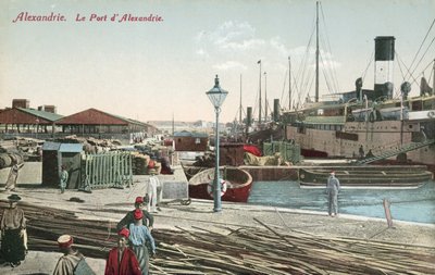 The Port, Alexandria (fargebilde) av French Photographer