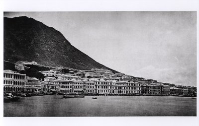 The Praya, Hong Kong, fra Illustrasjoner av Kina og dets innbyggere av J. Thompson, utgitt i 1873 av French Photographer