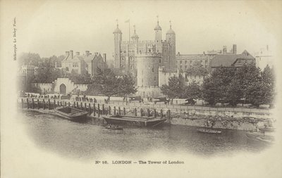 Tower of London og Themsen av French Photographer