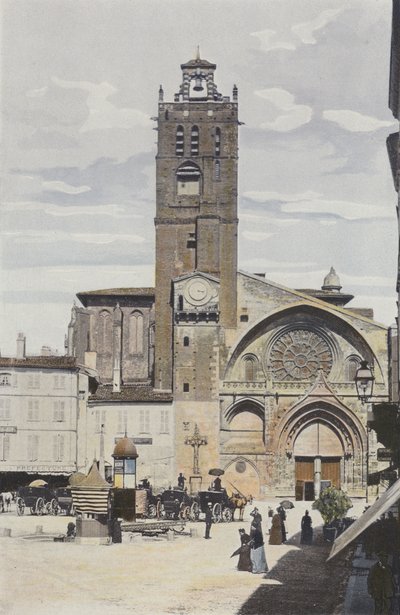 Toulouse, Saint-Etienne-kirken, Fasade O av French Photographer
