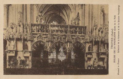 Troyes, Dawn, Church Of The Madeleine av French Photographer