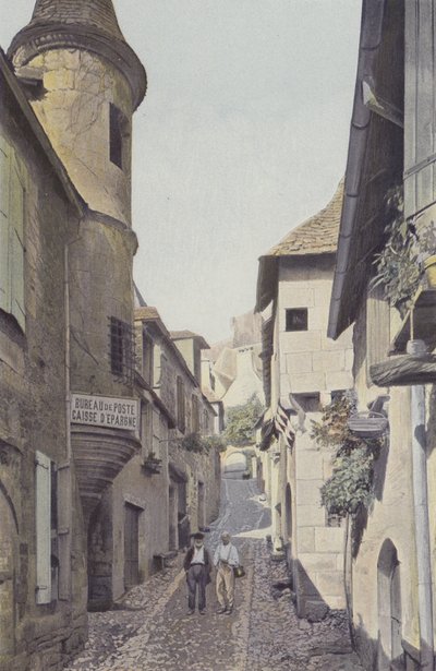 Turenne, gate som fører til Chateau av French Photographer