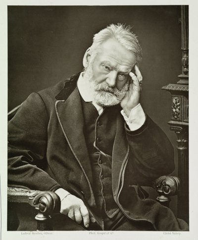 Victor Hugo (1802-85), fra Contemporary Gallery, ca. 1874-78 av French Photographer