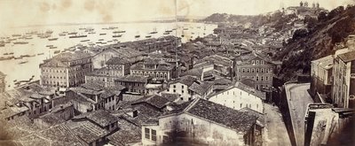 Utsikt over Bahia, ca. 1864-8 av French Photographer