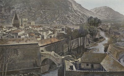 Villefranche-de-Conflent, generell visning av French Photographer