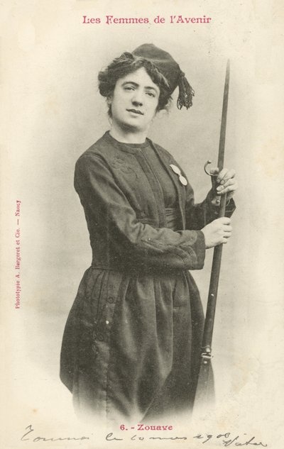 Zouave, fremtidens kvinne av French Photographer