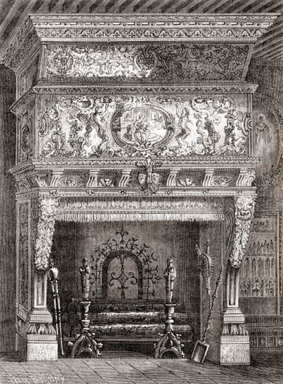 En renessansepeis i Cluny-museet, Paris, Frankrike, fra 