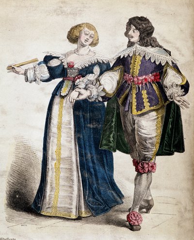 Et par adelsmenn, under Ludvig XIII av French School