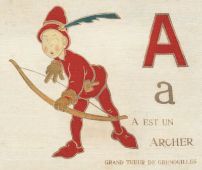 A er en stor froskemorder Archer. av French School