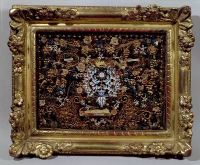 Et relikvieskrin som inneholder relikvier fra Saint Euphrosyne (d.1173) av French School