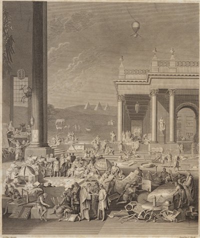 En scene for Encyclopaedia Britannica av French School