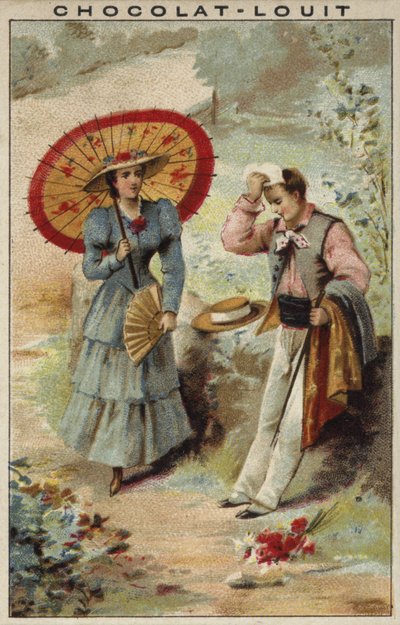 En tur på en varm dag av French School