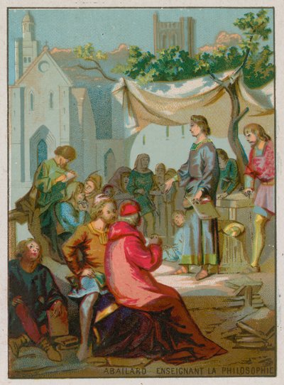 Abelard underviser i filosofi av French School
