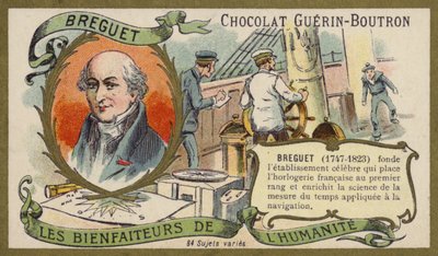 Abraham-Louis Breguet , sveitsisk urmaker (chromolitho) av French School