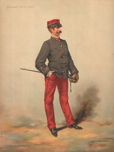 Adjutant kle av seg av French School