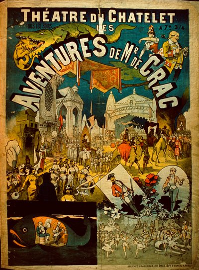 Adventures of Mr De Crac - Fransk sirkusplakat av French School