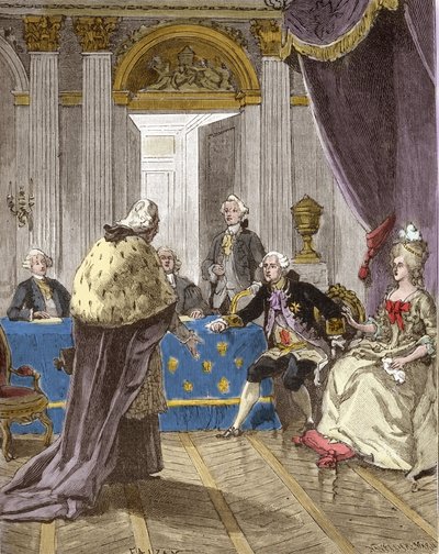 Affair of the necklace av French School