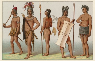 Afrika kostyme av French School