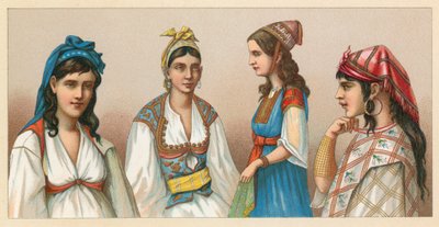 Afrika kostyme av French School