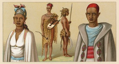 Afrika kostyme av French School