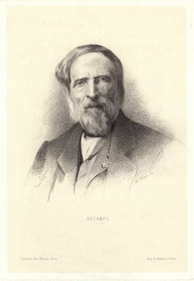Alexandre-Gabriel Decamps , fransk maler av French School