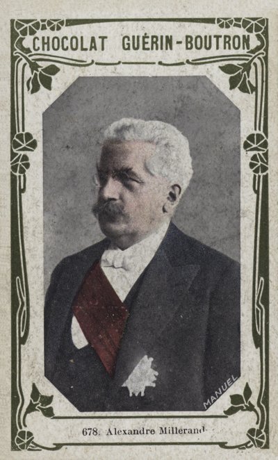 Alexandre Millerand (farget bilde) av French School