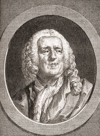 Alexis Piron, 1689 1773. Fransk epigrammatiker og dramatiker. Fra Les Heures Libres utgitt 1908. av French School