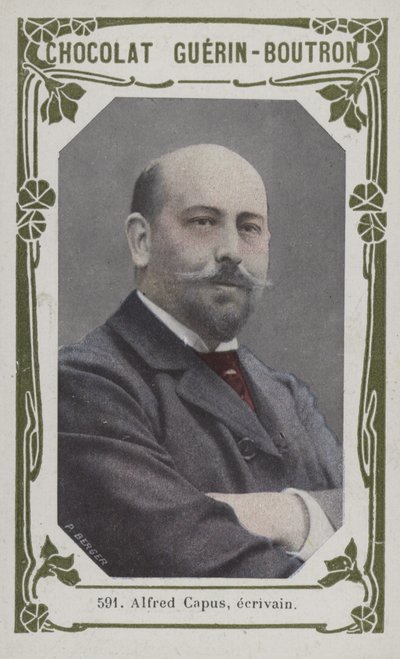 Alfred Capus, ecrivain (farget bilde) av French School