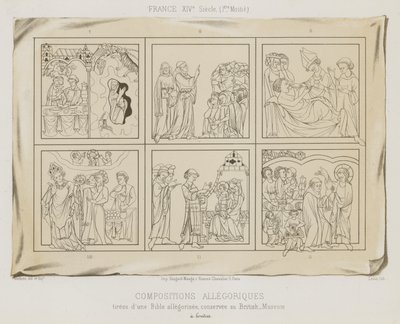 Allegoriske komposisjoner av French School