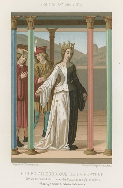Allegorisk formuefigur av French School