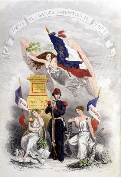 Allegori om de franske revolusjonene av French School