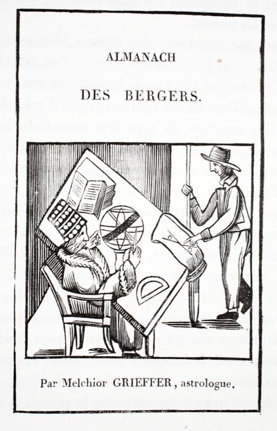 Almanac of the Shepherds av Melchior Grieffer, astrolog av French School