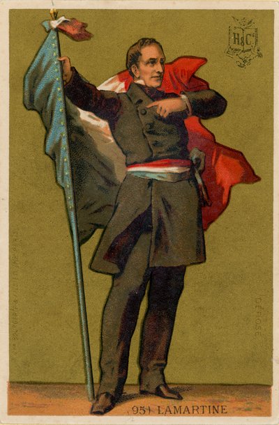 Alphonse de Lamartine av French School