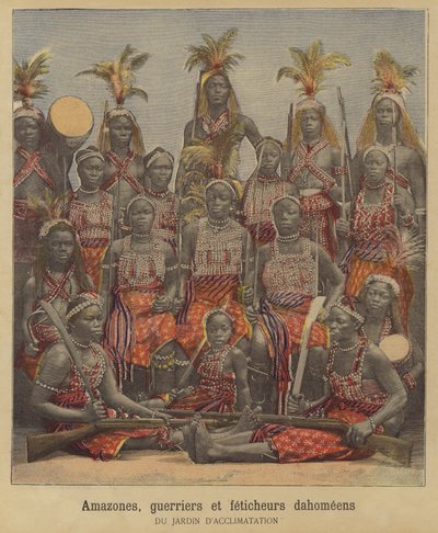 Amazoner, krigere og heksedoktorer fra Dahomey av French School