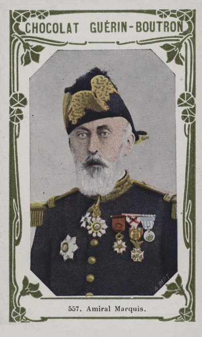 Amiral Marquis (farget bilde) av French School