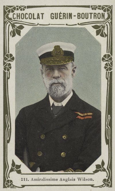 Britisk admiral Wilson (farget bilde) av French School