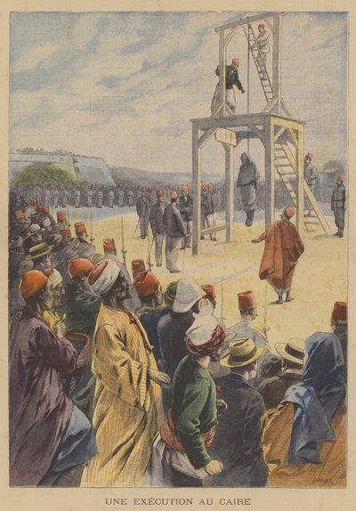 En henrettelse i Kairo, Egypt av French School