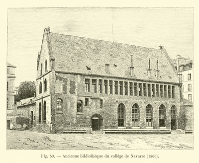 Tidligere Navarra høyskolebibliotek, 1860 av French School