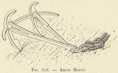 Ancre Herve (gravering) av French School