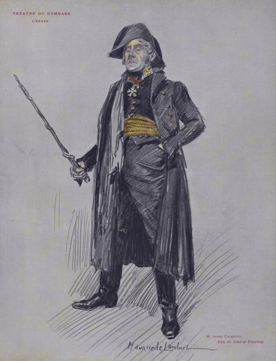 Andre Calmettes som General Favernay i LEpave av French School