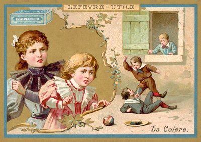 Sinne (chromolitho) av French School