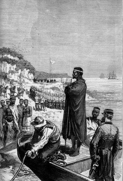 Anglo-Zulu-krigen i Sør-Afrika av French School