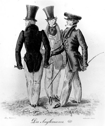Anglomane, ca. 1830 av French School