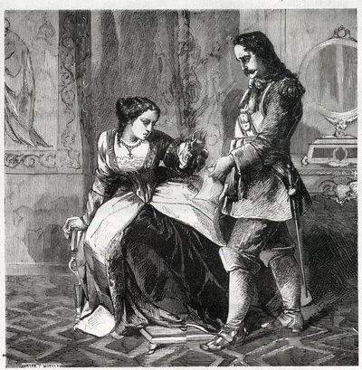 Anne Ninon"" av Enclo (eller Ninon de Lenclos eller Ninon de Lanclos av French School