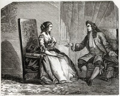 Anne Ninon”” of the Enclos (or Ninon de Lenclos or Ninon de Lanclos av French School