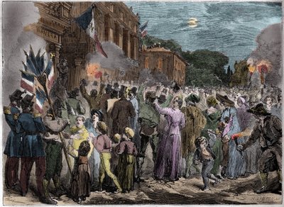 Annektering av Savoy og Nice til Frankrike - 1860 Annektering av Nice av Frankrike av French School