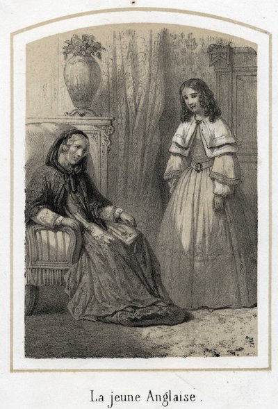 Anonymous engraving from the 19th century av French School