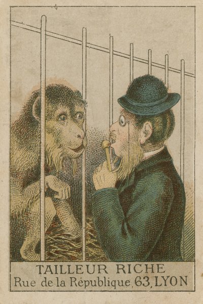 Ape og menneske av French School