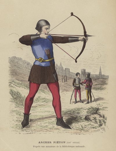 Archer, 1200-tallet av French School